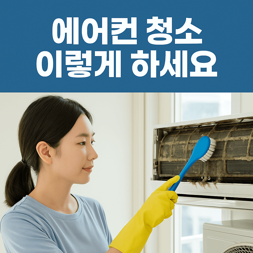 에어컨 곰팡이 셀프로 제거하는 방법