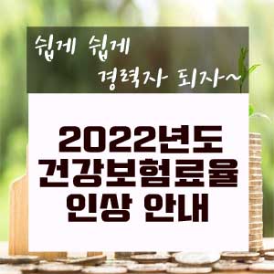  2022년 건강보험료율 인상 안내