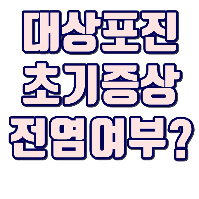  대상포진 초기 증상 전염성