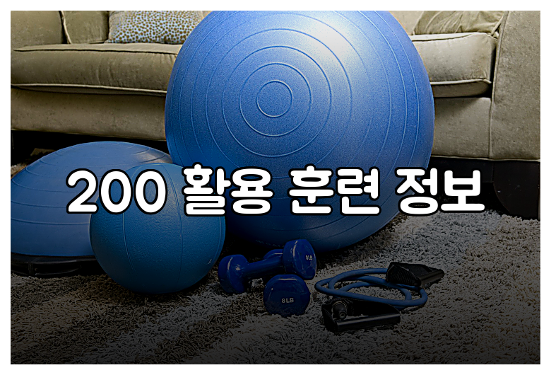 200 활용 훈련 정보
