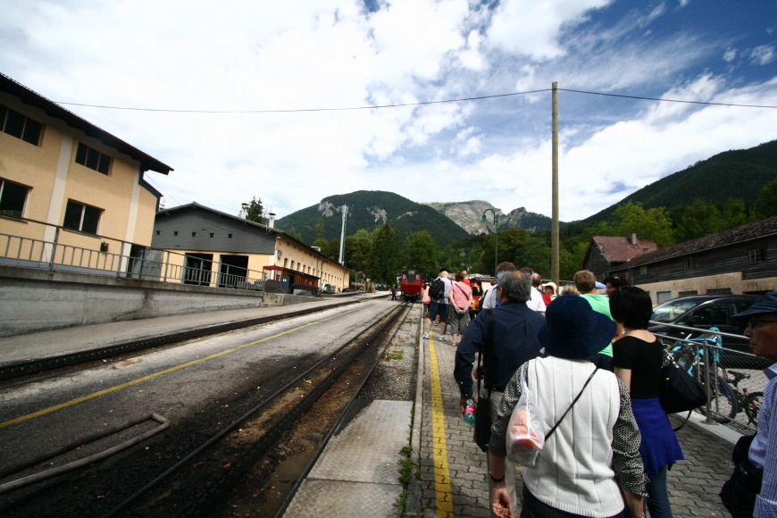 산악열차-플랫폼