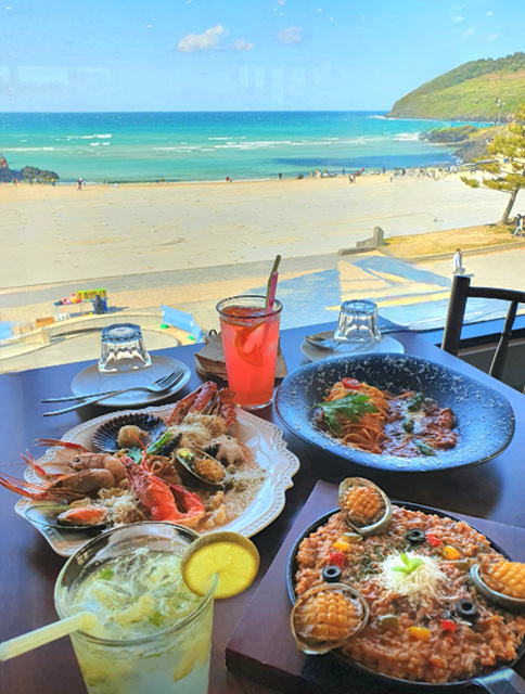 제주 조천읍 맛집 메밀꽃 와흘리 함덕해수욕장