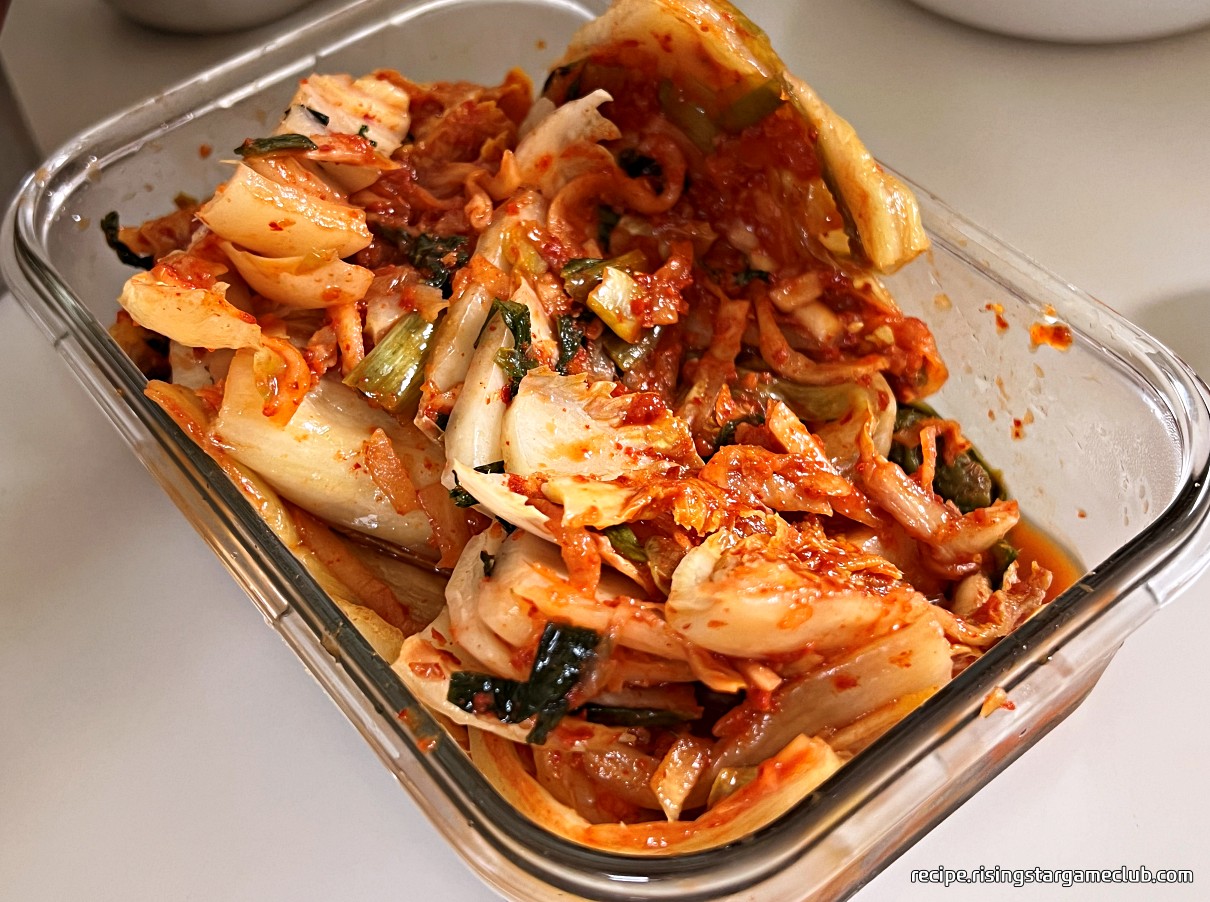 잘 익은 김치