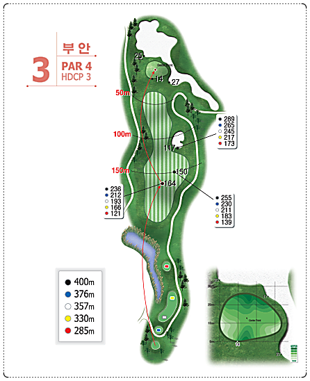 군산CC 부안 코스 3번 홀