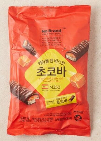 노브랜드 초코바