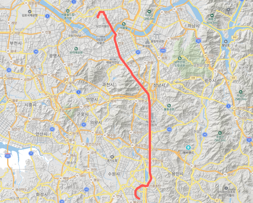  [광역급행] M4108 버스 요금, 시간표, 노선 : 동탄, 메타폴리스 , 서울역, 백병원, 명동