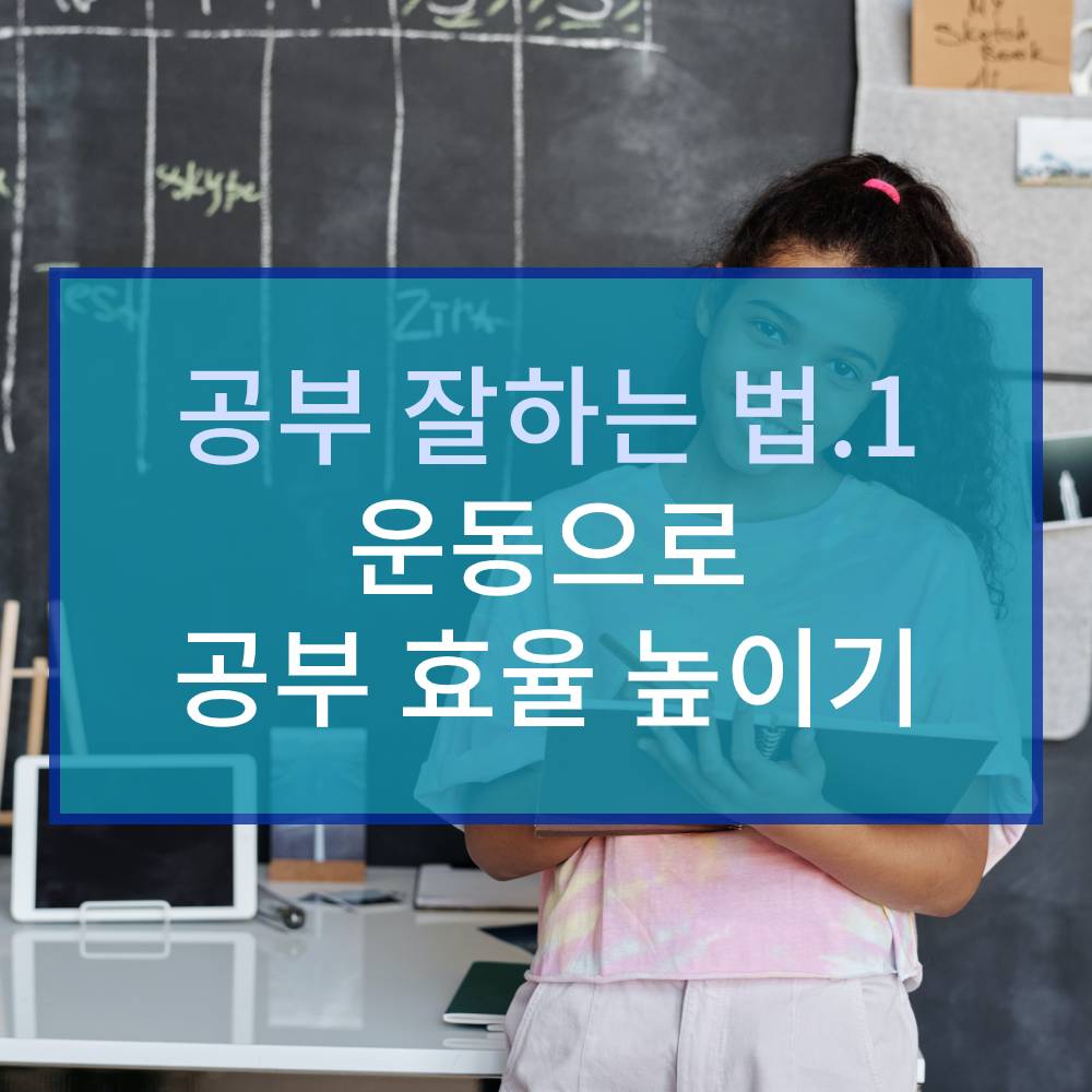  공부 잘하는 법.1 - 운동으로 공부 효율 높이기