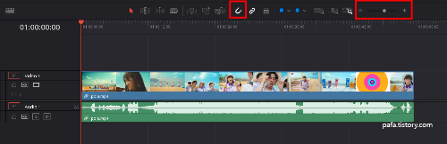 에디터 작업 화면