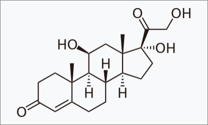 코르티솔 분자구조