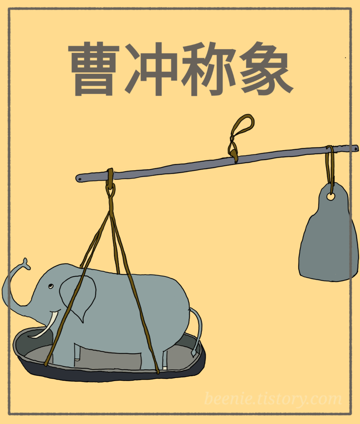  기초 중국어 동화책 추천1. 중국판 아르키메데스 일화 [曹冲称象]