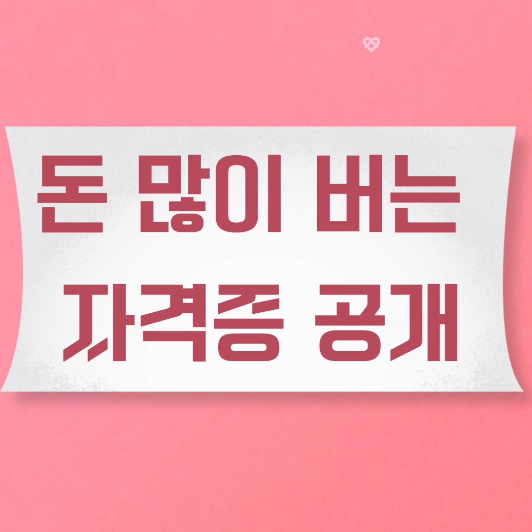  돈 많이 버는 인기 자격증