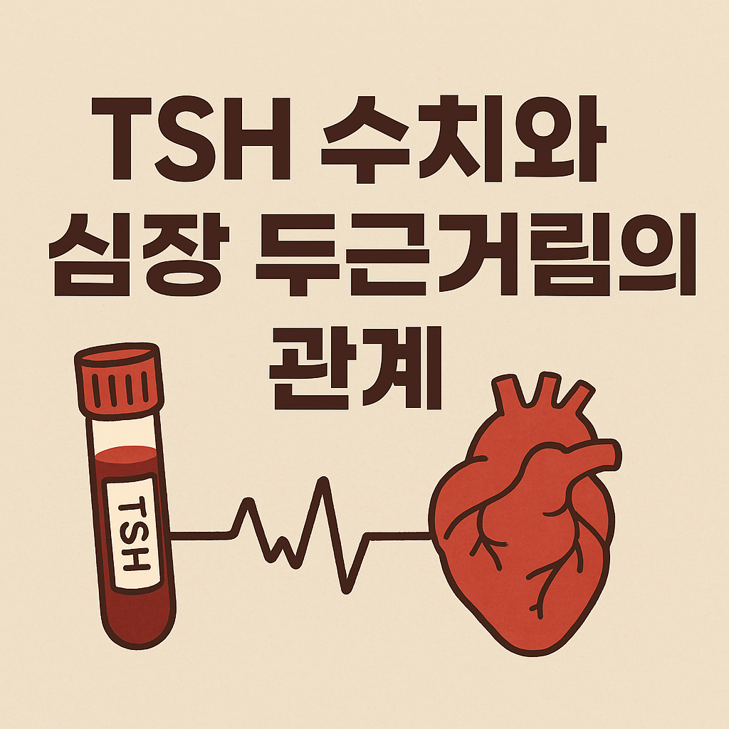 TSH 수치와 심장 두근거림의 관계