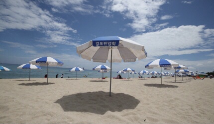  강릉 코로나 4단계 셧다운 휴가철 성수기 직격탄