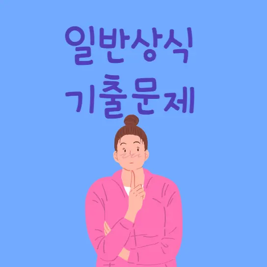 일반상식 기출문제 30개