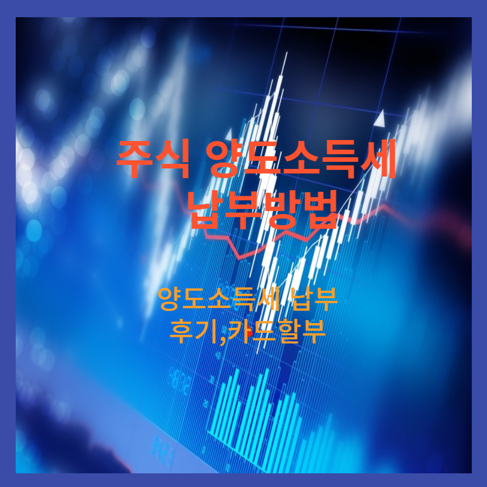  해외주식 양도소득세 납부방법(ft. 후기)