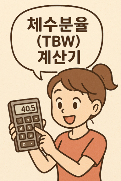 체수분율(TBW) 계산기
