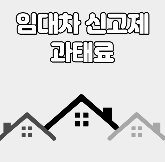  임대차 신고제 과태료 및 계도기간