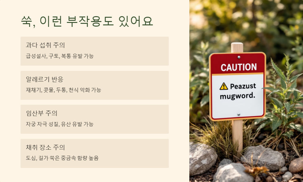 쑥 효능과 부작용