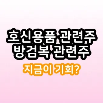 호신용품 대장주 관련주 TOP5 총정리_11