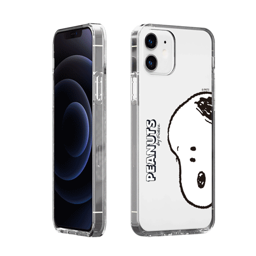 snoopy big face clear jelly case thumbnail