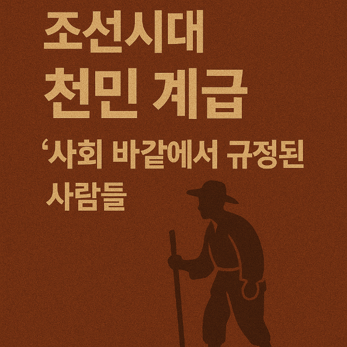 조선 천민 계급, 백정 재인 광대, 천민과 노비 차이, 조선 사회 차별, 조선 유교 신분제, 조선 하층민, 법적 양인 사회적 천민, 형리 무당 차별, 조선 불가촉 계층, 조선 차별의 구조, 천민 직업 제한, 조선 혼인 차별, 역사 블로그, 조선 차별 문화, 조선 사회 구조, 조선 계급사회 현실, 조선 차별의 이중성