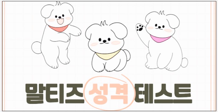  말티즈 성격 테스트 링크 결과 MBTI 유형 정리