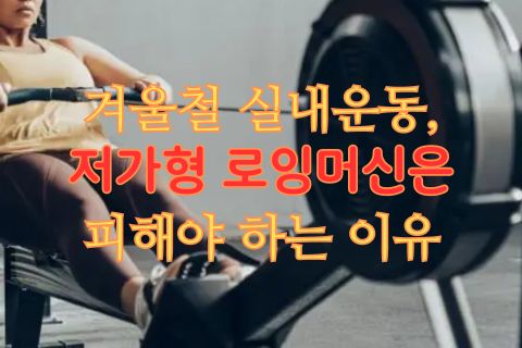 겨울철 실내운동&#44; 저가형 로잉머신은 피해야 하는 이유와 관련된 사진