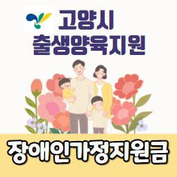 장애인 가정 출산지원금