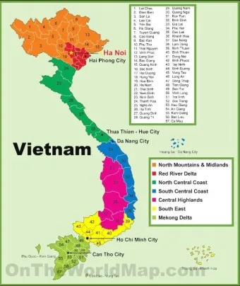 베트남 지도 한글판 푸꾸옥 나트랑 다낭 호치민_11