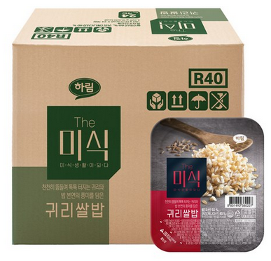  달콤한 귀리쌀밥, 180g, 24개