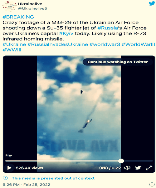키이우의-유령으로-알려진-전투기가-러시아항공기를-격추하는-트워트-내용

