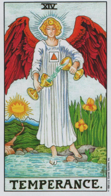  [타로해석]14. Temperance 절제 카드 정방향/ 역방향 뜻, 의미, 상징