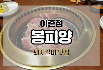  수요미식회 동부이촌동 돼지갈비맛집 봉피양