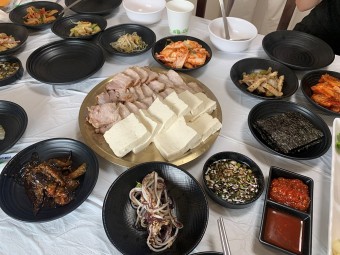 두부젓국 두부수육 두부삼합