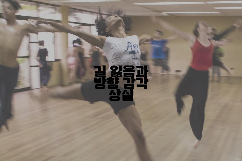 길 잃음과 방향 감각 상실