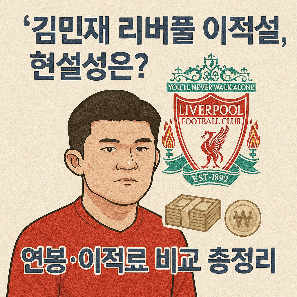김민재 리버풀 이적설, 현실성은? 연봉·이적료 비교 총정리