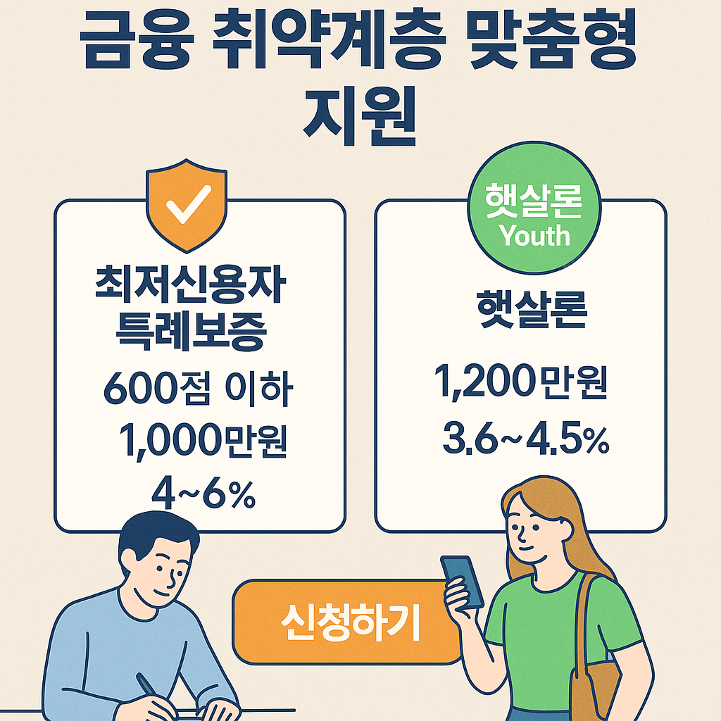 2025 추경, 청년·저신용자 위한 햇살론·특례보증 안내