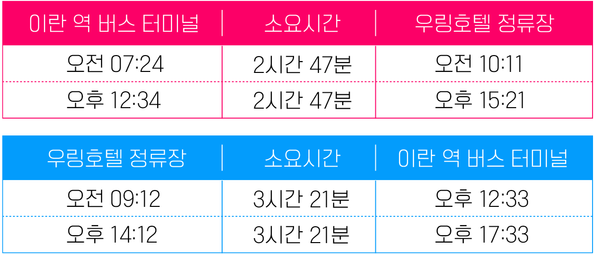 버스 스케쥴