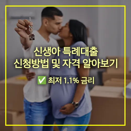 신생아 특례 대출 신청방법