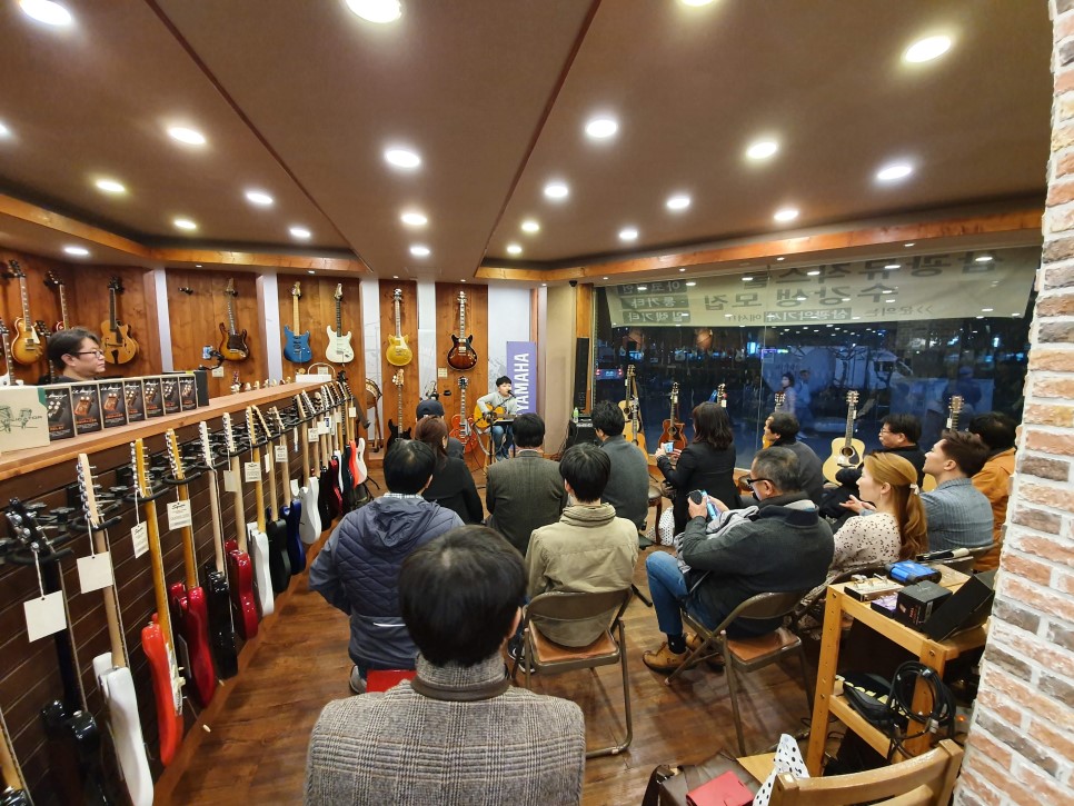 부산 삼광악기 허만선라 이브 야마하기타 세미나 37