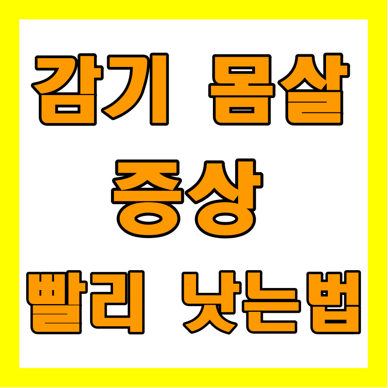  감기 몸살 증상 및 해결 방법 알아보기