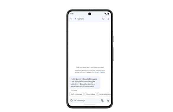 Google Messages의 새로운 AI 기능인 Gemini가 드디어 출시(출처-9to5google)