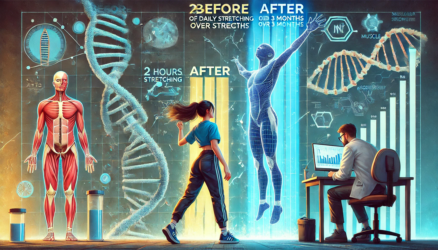 매일 2시간 스트레칭, 3개월 후 내 키 변화는?