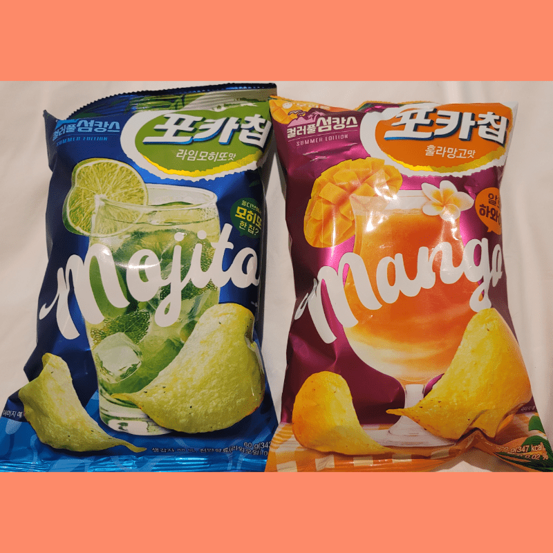 포카칩-라임-모히또-맛-훌라-망고-맛