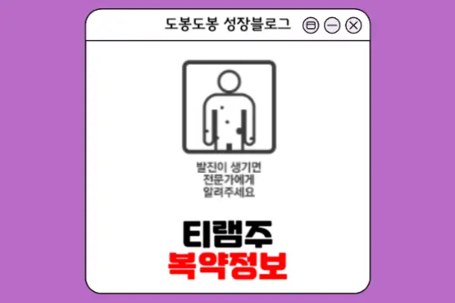 티램주 복약 정보 이미지