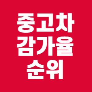 중고차 감가율 순위