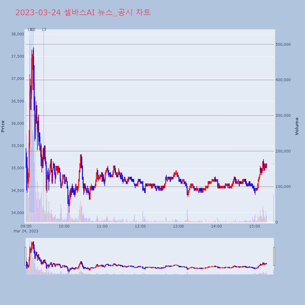 셀바스AI_뉴스공시차트