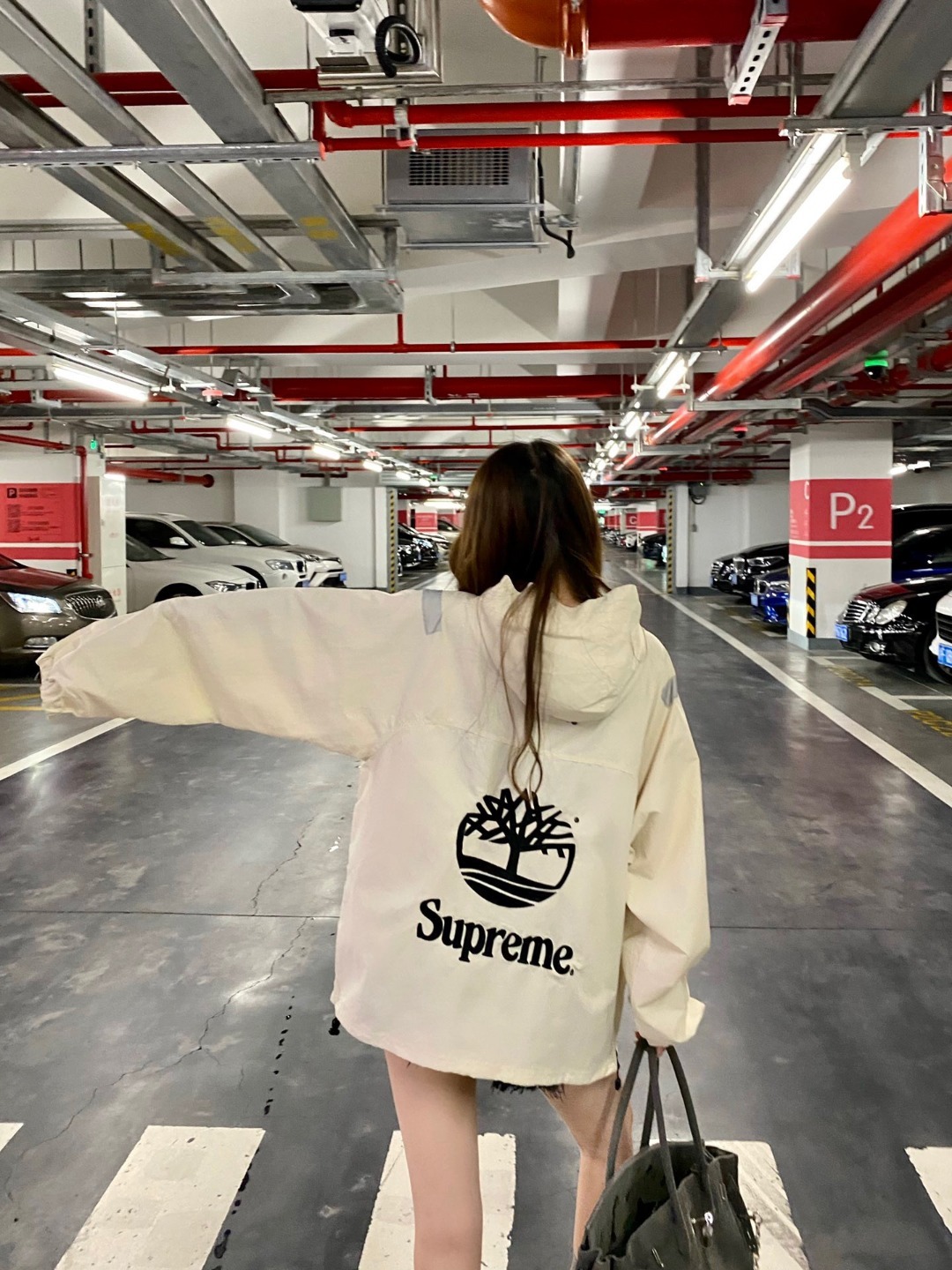  [SUPREME x TIMBERLAND] 슈프림 x 팀버랜드 리플렉티브 테이핑 아노락 자켓 (2 COLOR)