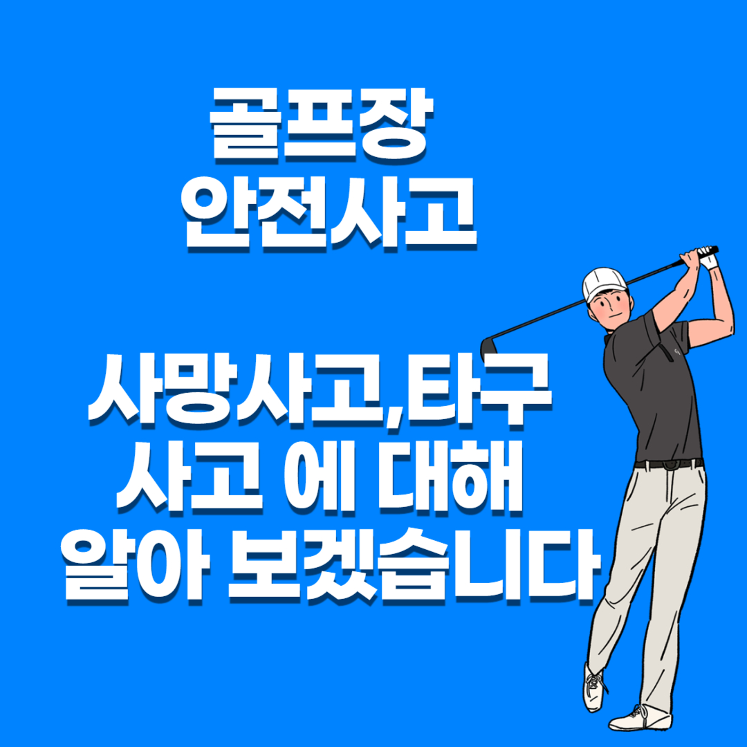 골프장 안전사고&#44;사망 사고&#44;타구 사고