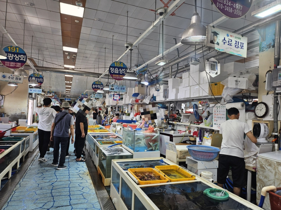 삼천포 용궁수산시장 사진
